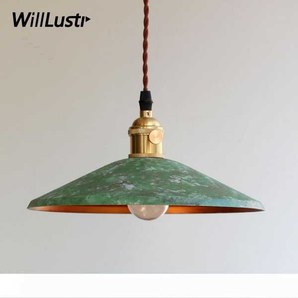 

vintage pendant lamp antique suspension light copper head fixture restaurant l store shop office loft dinning room japan style lighting