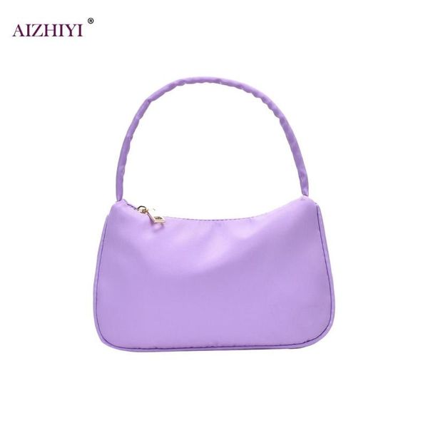 

female casual solid underarm shoulder bags fashion nylon women handbag totes fashion exquisite shopping bags