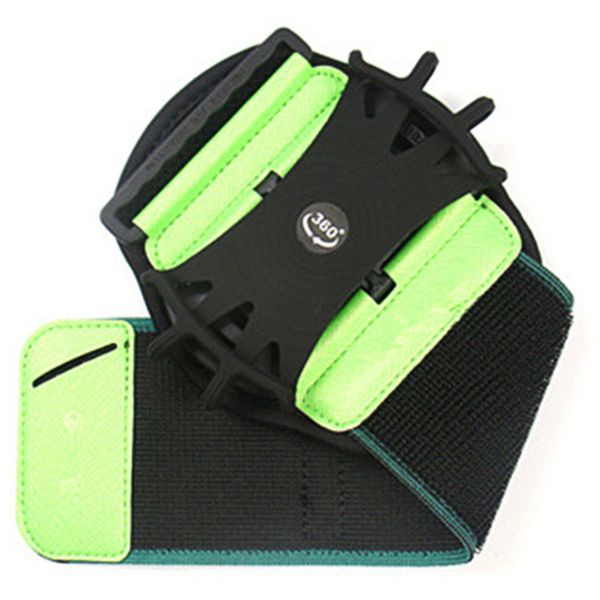 

rotatable sports armband fitness universal running reflective for men women 88, Black;red