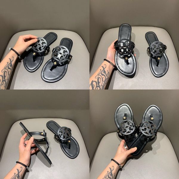 

spring summer flat slippers ladies bohemia beach flip flop non-slip lightweight flats slaps women shoes chaussures femme#339, Black