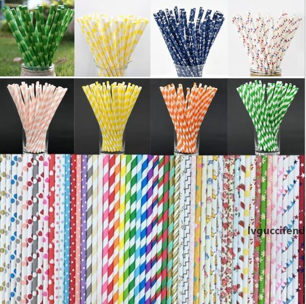 

paper drinking straw biodegradable paper straws party event hawaiian holidays luau sticks ktv drinking straws multi color 25pcs/lot lxl826