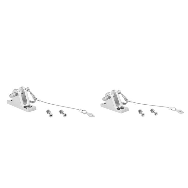 

2 pieces bimini accessory with universal quick release pin for boat yacht boats