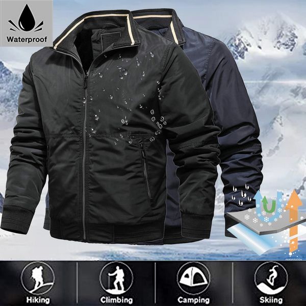 

men's winter cotton coat warm jacket large size zipper coat with pocket, Black;red