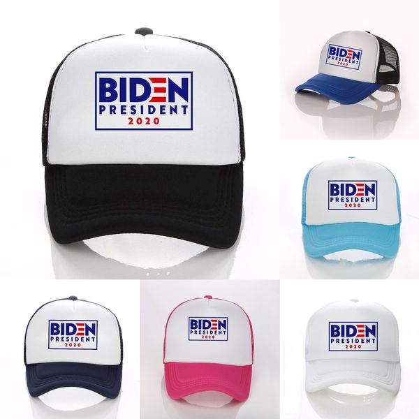 

gnfkl fashion joe biden baseball hat president election adjustable net baseball hats outdoor letter printed american 2020, Blue;gray