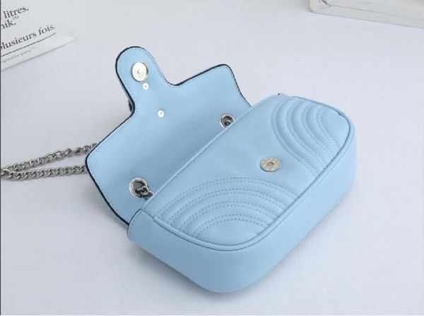 

light blue summer fashion women shoulder bag pu leather small ladies purses and handbags chain handle elegant crossbody messenger