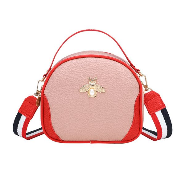 

женщины сумки на ремне, 2020 моды ленты bee square sling bag all-матч плеча vintage теснением # 15