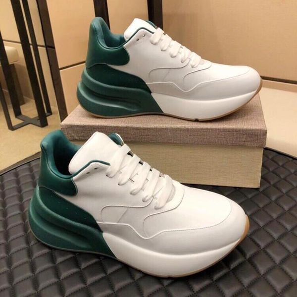 

fashion classic oversized runner men 's shoes sports style outdoor walking footwears lace -up men shoes scarpe da uomo di, Black