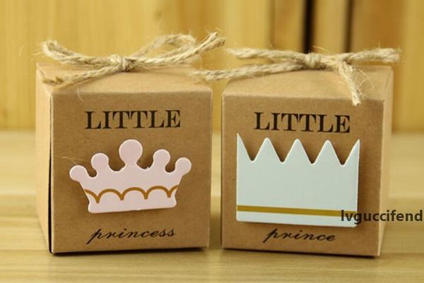 

new kraft paper gift box candy boxes baby shower decorations wedding favors and gifts box for guests 2*2*2inch party supplies