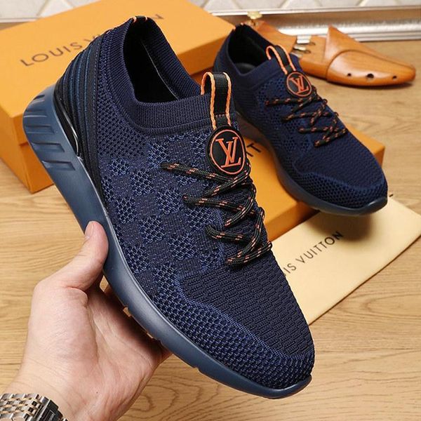 

men shoes leather big size casual with original box breathable outdoors chaussures pour hommes luxurys men shoes fashion luxury fast ship
