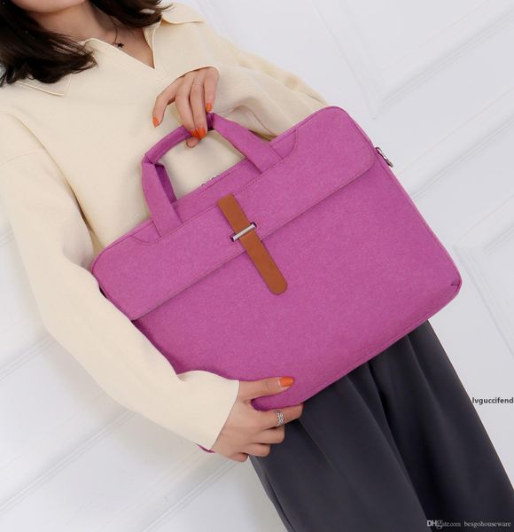 

business bag lapbag waterproof portable 14 15inch large capacity notebook bag shoulder lapbags durable notebook case soft bc bh1487