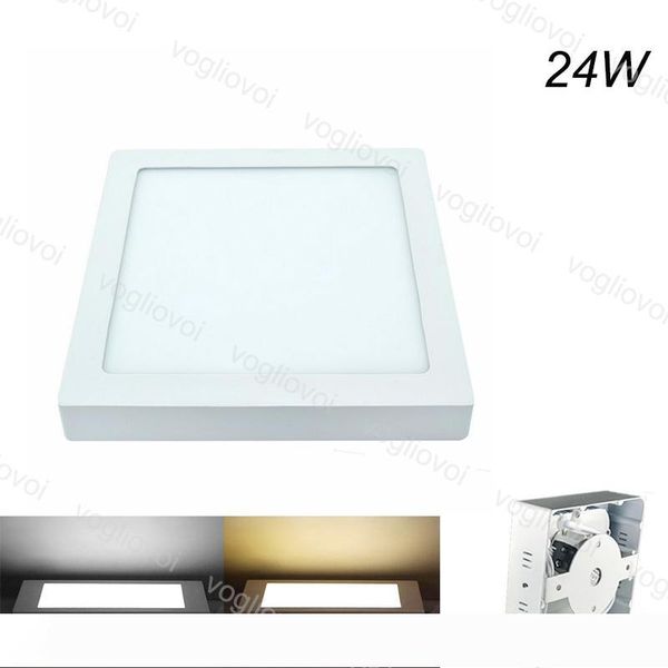 

downlights square surface 24w 295x295mm face ac110v 240v aluminum acrylic cover side emitting white warm for bedroom kitchen corridor dhl