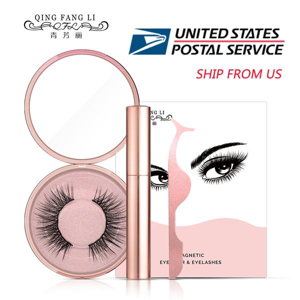 

magnetic false eyelashes no glue full eye 5 magnet reusable fake eyelashes natural soft extension magnetic eyelash kit