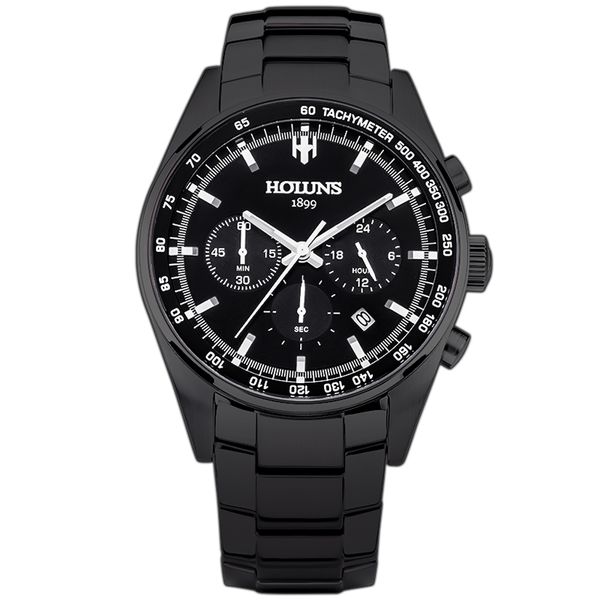 

mens watches brand luxury men fashion quartz watch blue dial silver steel watches tools for watchmakers 2020, Slivery;brown