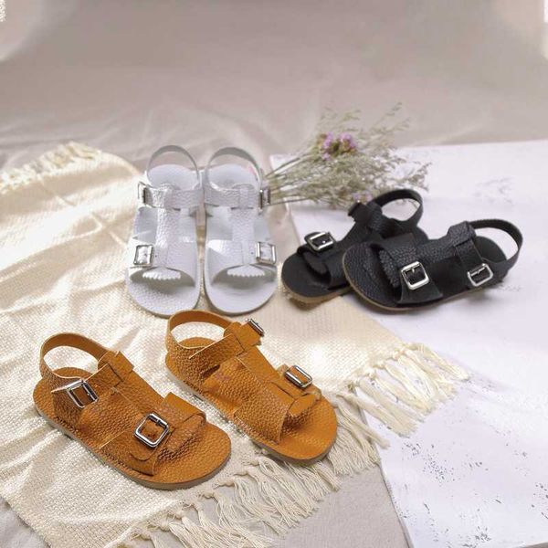 

new sandals kids sandals for girls summer children boys open toe breathable flats shoes comfortable sgf075, Black;red