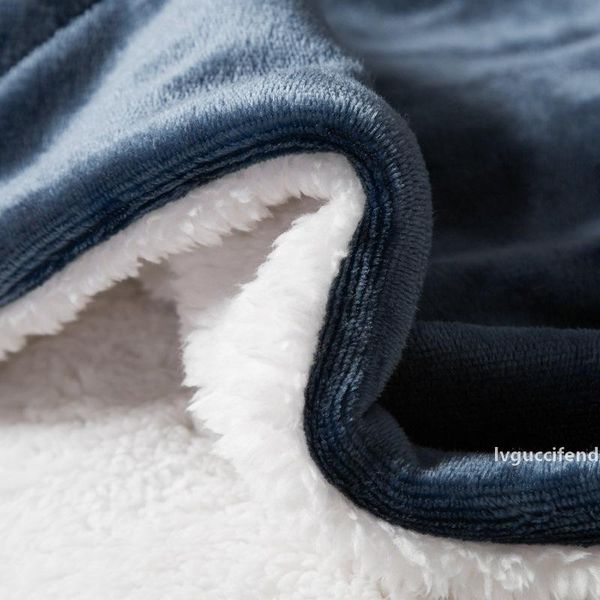 

sherpa lambskin blanket thick double-layer flannel blanket blankets for beds sherpa weighted
