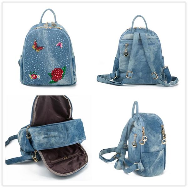 

women backpack travel bag lady backpack for teenage girls cute fashion dropshipping designer bags cowboy design