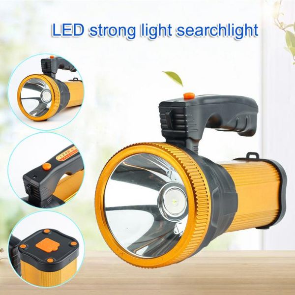 

led rechargeable super bright searchlight handheld portable spotlight mjj88