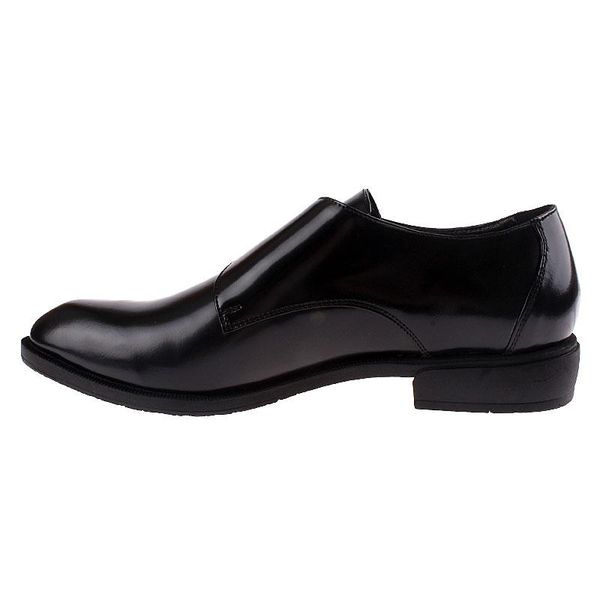 

john may ck woman slip on-laces this-3-09 shiny leather ck, Black