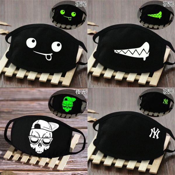 

funny creepy face mask womens facemask glow in the dark girl skeleton mask funny creepy funny creepy zhjoutdoorsport apwcw, Black