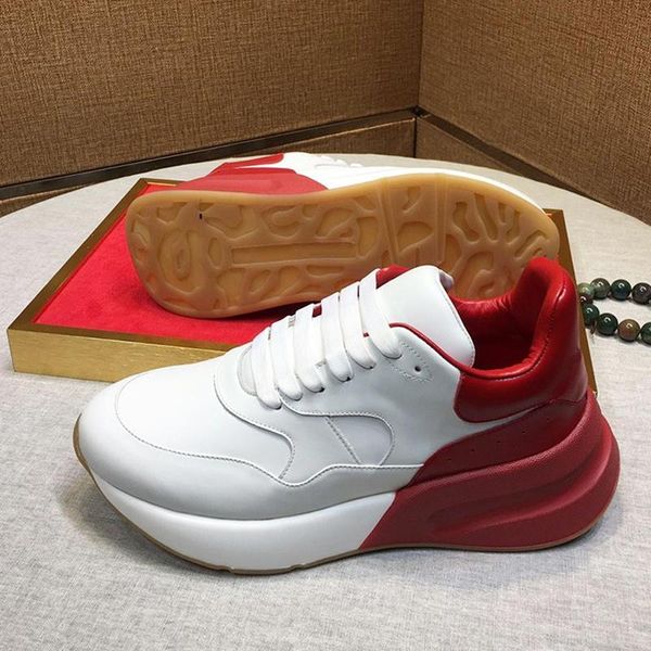 

oversized runner mens shoes fast delivery with origin box vintage lightweight casual lace -up mens shoes manner schuhe, Black