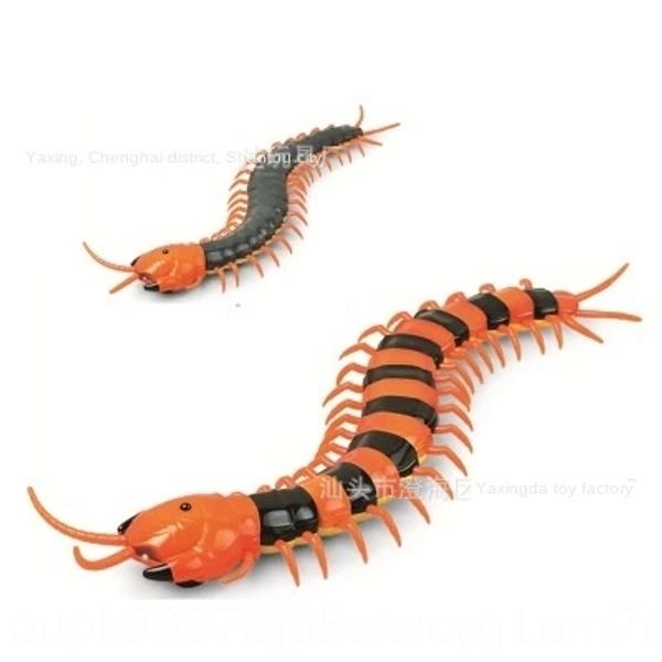 

tsacj electric remote control wireless simulation centipede trick scary toy electron electron toy electronics animal model electronic peculi