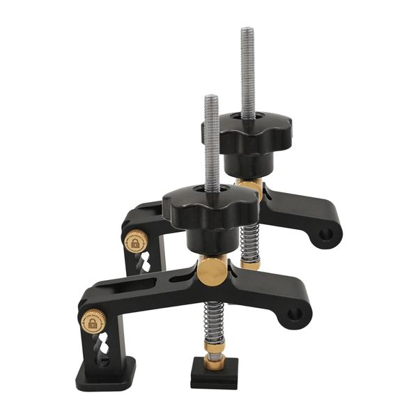 

2pcs woodworking t slot block clamp carpentry pressboard clamp 5 gear