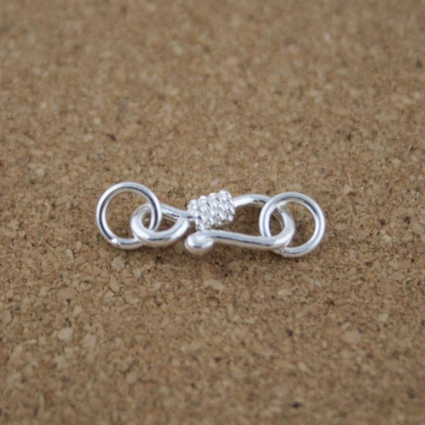 

diy bracelet necklace bracelet necklace s925 sterling silver hook buckle with closure ring diy sterling silver jewelry buckle