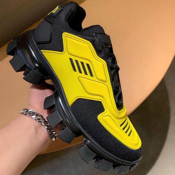 

color matching relaxation women men running shoes huge tooth bottom sport shoes ventilate wire side bright color sneakers