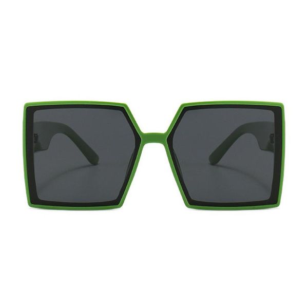 

fashion oversized shield sunglasses women men luxulry brand designer green female square sun glasses lady shades ladies nx, White;black