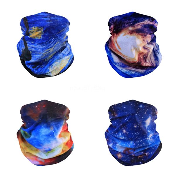 

3 1pcs printing magic bandana face neck er scarf cycling headwear multifunctional scarf outdoor fishing sports #296#749, Black