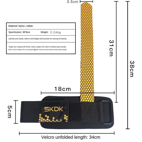 

rg3ff sports wristband supporting protective wrist strap silicone wrist strap belt fitness hard pull pull up silicone pulling belt horizonta, Black;red