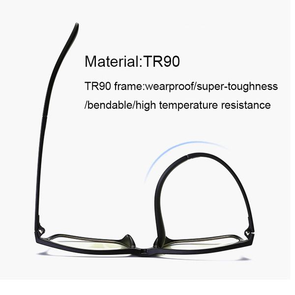 

tr90 on men magnetic women magnet clip optical myopia glasses frame with 5 sunglasses lens y200619, White;black