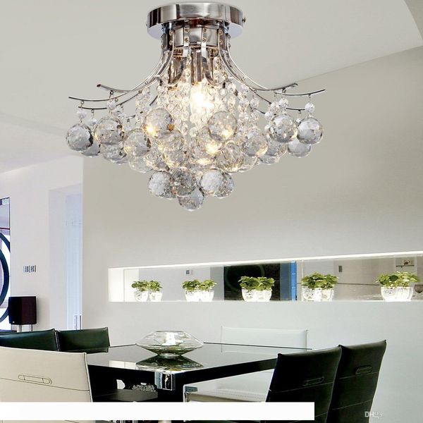 

crystal ceiling light hanging light crystal chandelier lamps pendent lights chrome finish chandelier with 3 bulbs flush mount lights