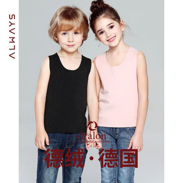 

fpsgp children's fever velvet casual cut warm underwear vest korean style traceless children's thermal underwear for boys and girl, Blue