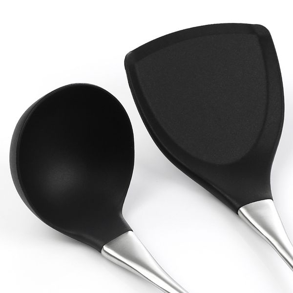 

304 non-stick pan шпатель силиконовый шпатель антипригарным пан специальная лопата кухня ложка дуршлаг three-piece кулинария лопата