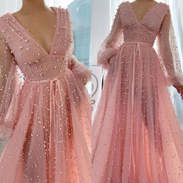 

pink pearls prom dresses, Black