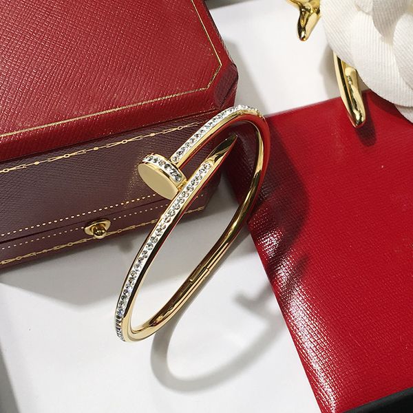 

white steel inlaid beautiful zircon sparkle bending nail organ buckle bracelet female model inner bangle, Black