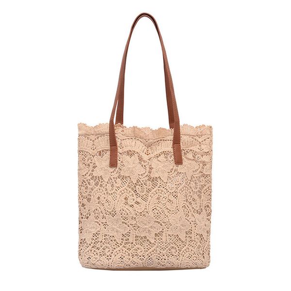 

lace hollow women tote bag large womens bags knitting handbags women bags designer torebka damska 2020