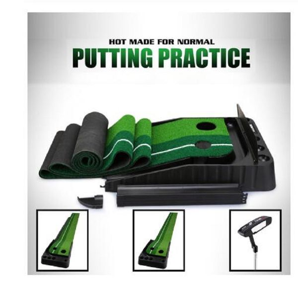

portable indoor golf practice set putting green swing trainer set putter fairway lawn golf training aids for home office simulation grass