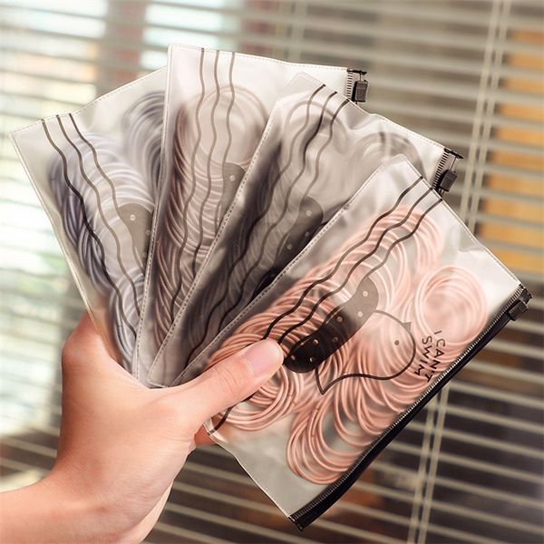 

ес17 weixin новые аксессуары мешок резиновые rubber волос полоса черного цвета высокая эластичность просто жирный взрослый диапазон волос, Slivery;white