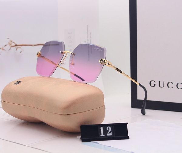 

new fashion sunglasses without borders classic design restoring ancient ways is popular shade uv lens brand multicolor sell lik, Black