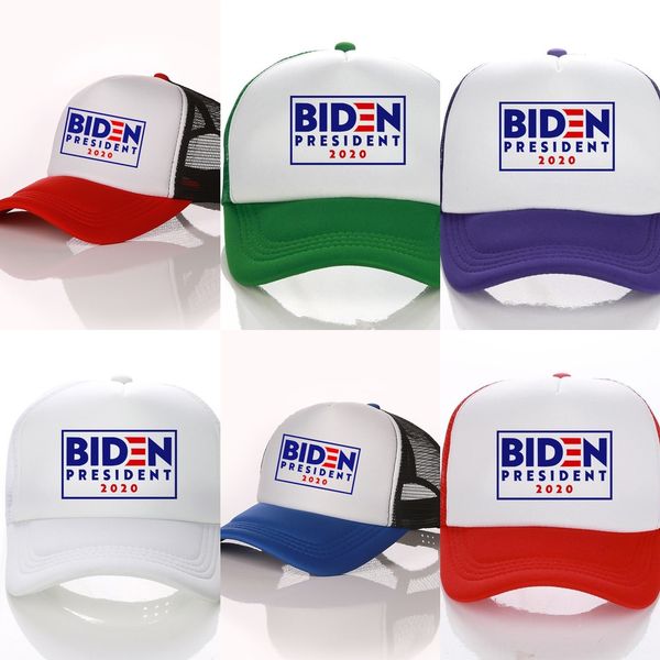

pcxdw biden president 2020 baseball cap ridn gifts caps letter visor biden sports hat mesh summer visors usa election adjustable hats, Blue;gray