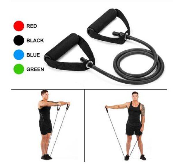 

120cm yoga pull rope resistance bands fitness elastic bands fitness equipment rubber expander workout exercise training band