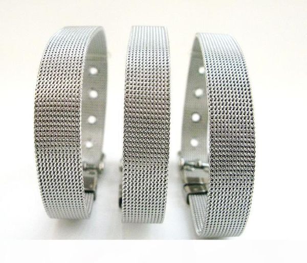 

20,30)pcs lot 8x210mm stainless steel wristband bracelet fit for 8mm slide letters , diy charms fashion jewelrys, Golden;silver