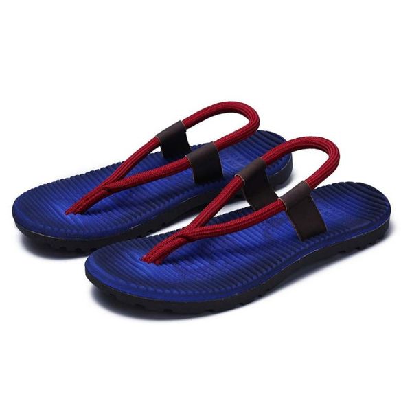 

men's fashion home slippers casual flat flip flops slippers beach sandals outdoor skid shoes zapatillas hombre deportiva s0118, Black