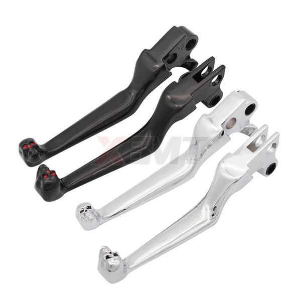 

motorcycle skull brake clutch levers for xl 1996-2003 dyna 1996-later softail 1996-2014 touring 1996-2007