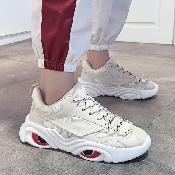 

new breathable men's sport shoes trend street running shoes men outdoor sneakers rubber hard-wearing jogging shoes