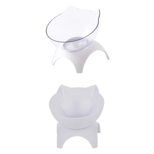 

2 raised water bowls for 15 ° inclined