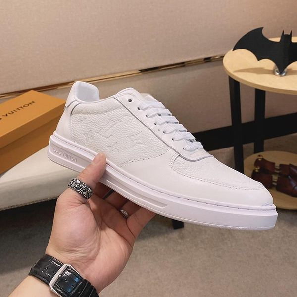 

2020v new luxury design men's high-quality printed breathable sneakers fashionable wild men's casual shoes, men's banquet sho, Black