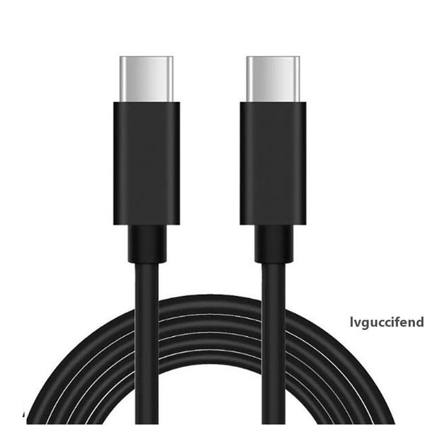 

usb type-c to type c cable c to c for samsung galaxy s10 note 10 plus support pd 60w 3a quick charge cords dhl shipping